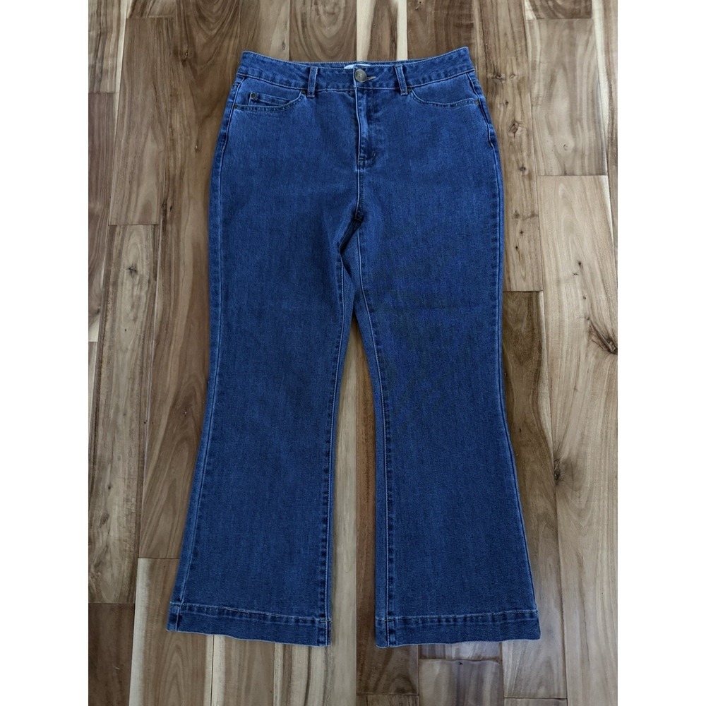 Rachel‎ Zoe Women Hi-Rise Flare Stretch 5-Pocket Jeans Size 10 Med Wash